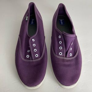 Purple Keds without laces Womens Size 10